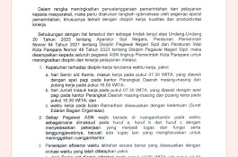 Tasming Hamid Keluarkan Aturan Baru, ASN Parepare Wajib Tingkatkan Kualitas Pelayanan