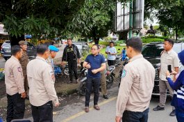 Wakil Bupati Pantau Program Gowa Bersih di Jembatan Kembar