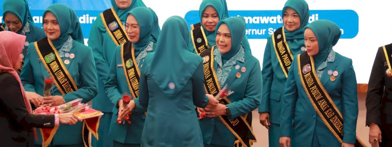 Hj. Fatmawati A. Rosman Resmi Menjabat Ketua TP PKK Kab. Wajo
