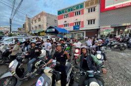 100 Bikers Ikuti Ramadhan Bikers Honda di Kendari