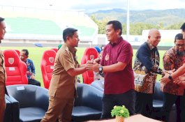 Stadion BJ Habibie Diresmikan Presiden,Tasming Hamid Optimis Sepak Bola di Parepare Makin Maju 