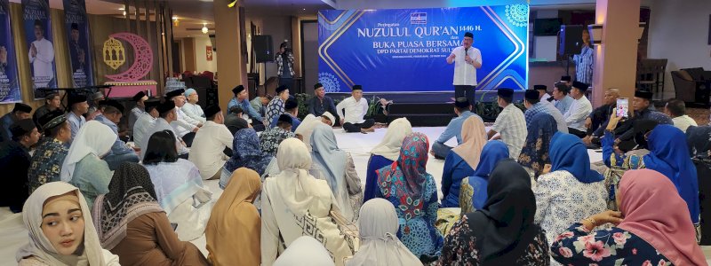 DPD Demokrat Sulsel Gelar Peringatan Nuzulul Qur'an dan Buka Puasa Bersama di Makassar