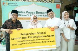 Merajut Kebersamaan Ramadan: McDonald’s Indonesia Gelar Buka Puasa Bersama Ratusan Pengemudi Ojek Online di Makassar