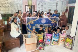 IHGMA DPD Sulsel serahkan Bantuan Sembako ke Panti Asuhan 