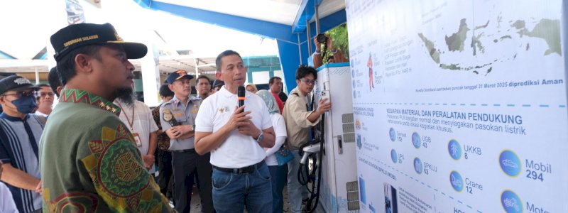 Tinjau SPKLU pada Momen Idulfitri 1446 H, Gubernur Sulawesi Selatan Apresiasi Kesiapan PLN Layani Pemudik Kendaraan Listrik