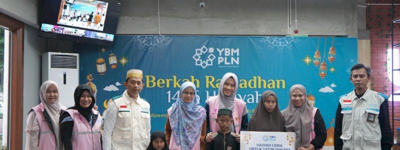 Program Berkah Ramadan 1446 H, YBM PLN UID Sulselrabar Salurkan Bantuan kepada 4.945 Mustahik