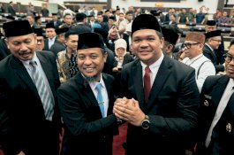 Hadiri Sertijab Gubernur Sulsel, Bupati Bantaeng Uji Nurdin Siap Dukung Program Andi Sudirman