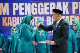 Dipimpin Gunya Paramasukhaputri, Bupati Uji Nurdin Lantik Pengurus TP-PKK Bantaeng