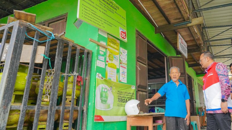 Stok LPJ 3kg di Pangkalan Aman