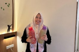 Ketua TP PKK Rutin Siapkan Jus Timun Untuk Jaga Kesehatan Bupati Maros