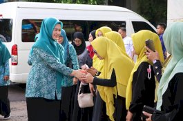 Ketua TP PKK Parepare Kunjungi Sekolah, Disambut Hangat Guru dan Siswa