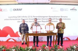 OJK dan Kemenekraf lakukan Penandatanganan Kerjasama 