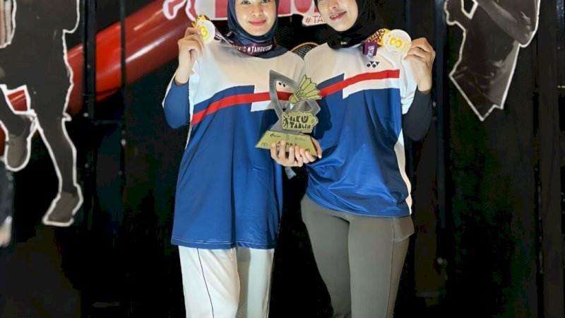 2 atlet SPJM yang ikut main bulutangkis di event tangkismi