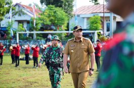 Buka TMMD ke-124, Bupati Bantaeng Uji Nurdin Apresiasi Pembangunan Embung di Desa Barua
