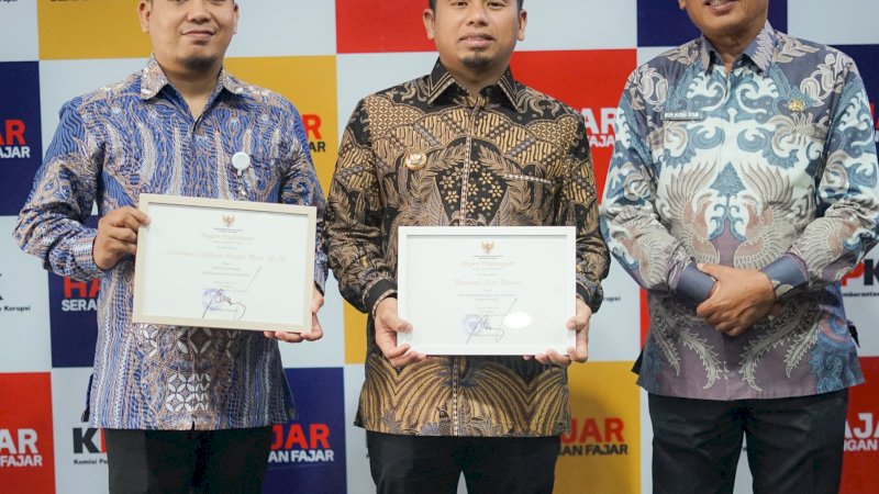 Transparan dan Akuntabel, Pemerintah Kota Parepare Raih Penghargaan KPK