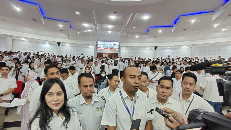 Mahasiswa spesialis alias residen di Fakultas Kedokteran Universitas Hasanuddin. (Dok Rakyatku)