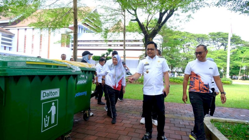 Pemkab Gowa Siapkan 12 Unit Tempat Sampah di Lokasi CFD