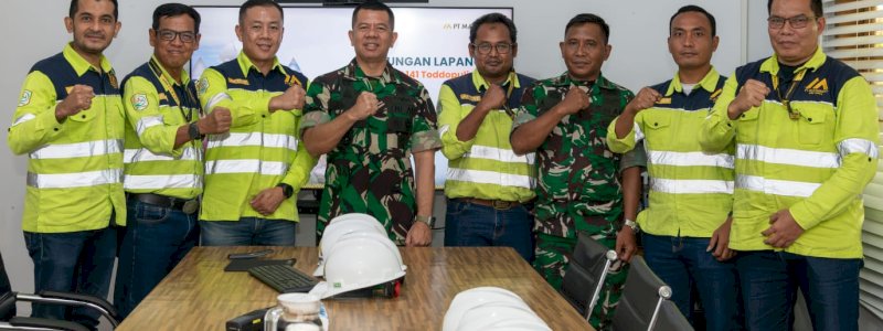 Dorong Sinergi Pembangunan Berkelanjutan, Danrem 141/TP Kunjungi Site MDA