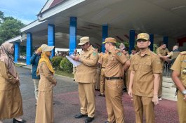 Hari Pertama Kerja Pasca Lebaran, Bupati Maros Temukan 43 ASN Maros Absen