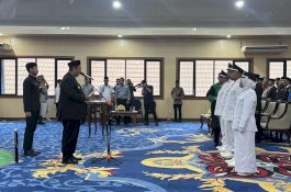 Bupati Maros Chaidir Syam Lantik Empat Kepala Desa PAW