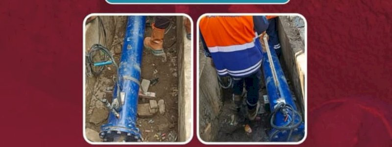 PDAM Makassar Lakukan Perbaikan Pompa Inline di Pannampu, Sejumlah Wilayah Makassar Berpotensi Terdampak