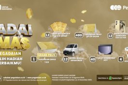 Pegadaian Luncurkan Program Badai Emas 2025, Hadirkan Hadiah Menarik untuk Nasabah Setia