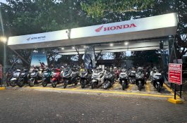 Asmo Sulsel Resmikan Area Parking Exclusive Honda Premium Matic di Trans Studio Mall Makassar
