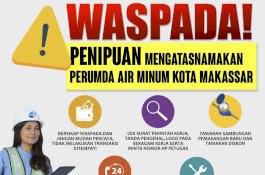 Waspada Penipuan! PDAM Makassar Tegaskan Tidak Pungut Biaya di Tempat