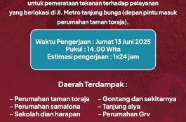 PDAM Makassar Lakukan Koneksi Pipa di Metro Tanjung Bunga