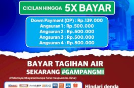 Bisa Dicicil, PDAM Makassar Tawarkan Promo Menarik Pemasangan Sambungan Baru