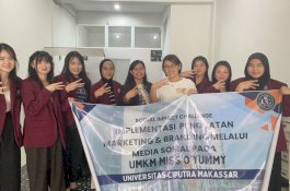 Mahasiswa UC Makassar Dukung UMKM Lewat Pengabdian Masyarakat