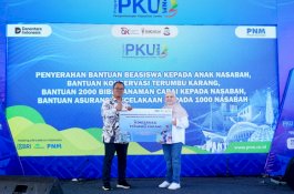 Pegadaian Kanwil Makassar Salurkan Bantuan Konservasi Terumbu Karang di Pulau Barrang Lompo