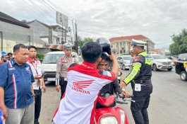 Teguran Simpatik di Gowa: Asmo Sulsel Bersama Polres Gowa Kolaborasi Humanis untuk Keselamatan Berkendara