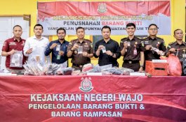 Kejaksaan Negeri Wajo Musnahkan Barang Bukti, Kali Kedua di Tahun 2025
