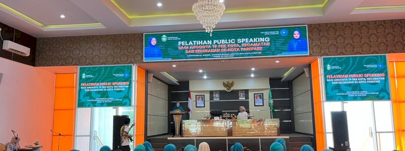 Penguatan Keterampilan Komunikasi, PKK Parepare Adakan Pelatihan Public Speaking