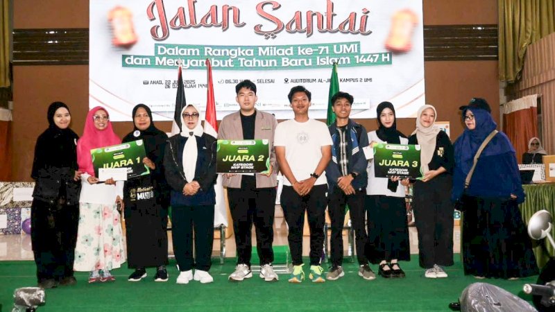 Tim Mahasiswa Kalla Institute berhasil meraih juara 2 dalam Biz Plan Competition 2025 Kategori MVP Stage dengan model bisnis food & beverage “Tuan Tuna” yang diselenggarakan oleh Universitas Muslim Indonesia (UMI), Kamis (26/6/2025) lalu.