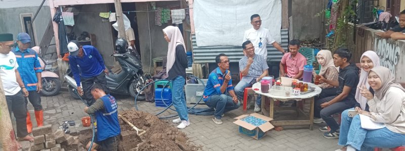 PDAM Makassar Terus Genjot Sambungan Air Bersih Gratis, Lanjut di Jalan Angkasa dan Tamalanrea
