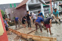 Warga Tidung IX Makassar Bangun Posyandu lewat Swadaya dan Gotong Royong