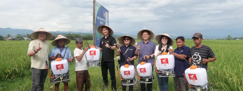 Dari Sawah Bantimurung, Astra Motor Sulsel dan AHM Bangun Komitmen Sosial Lewat Dukungan untuk Petani