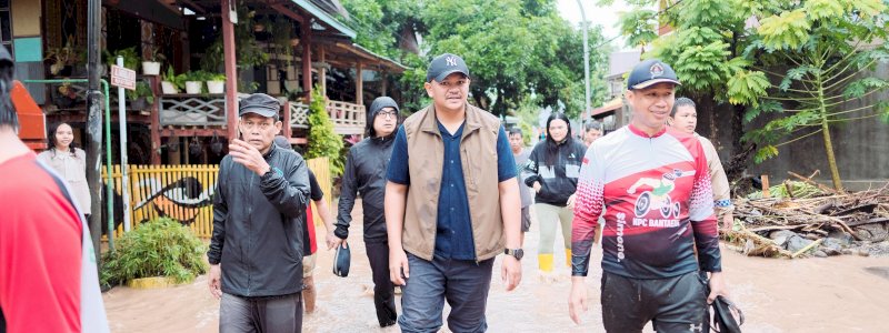 Bupati Bantaeng Uji Nurdin Instruksikan Seluruh Jajaran Turun Bantu Warga Terdampak Banjir