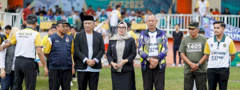 Bupati Barru Resmi Buka Turnamen Bupati Cup 2025, Ajang Pencarian Bakat dan Perekat Persaudaraan