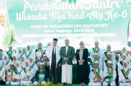 Bupati Barru Hadiri Penamatan Santri DDI Mangkoso, Komitmen Bangun