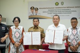 Pemkot Parepare dan STIKS Makassar Teken MoU, Perkuat Sinergi Pendidikan dan Sosial