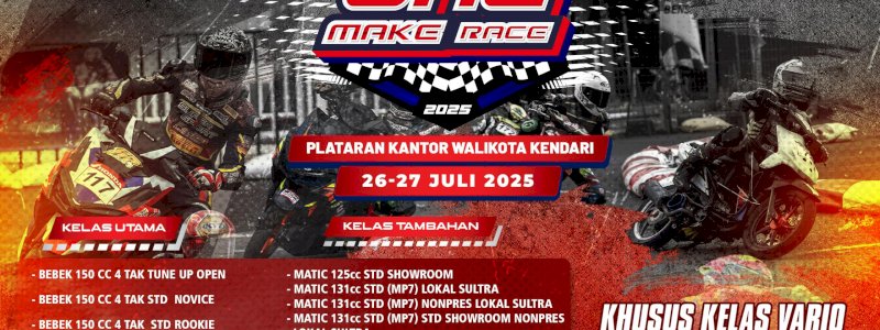 Astra Motor Sulsel Akan Menggelar Honda One Make Race, Siap Guncang Kendari Pada Akhir Juli dengan Total Hadiah Hingga 20 Juta