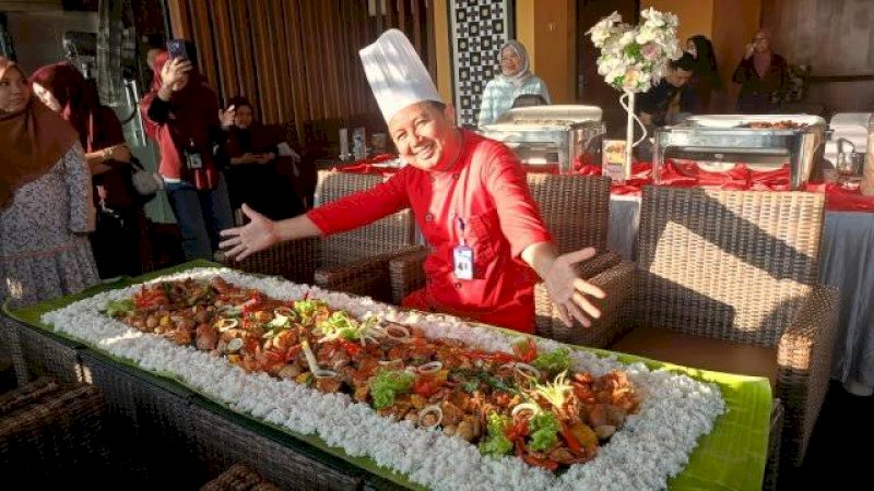 Liwetan seafood hambur di Aerotel Smile