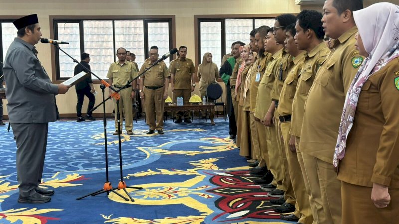 Bupati Maros Chaidir Syam Lantik 26 Pejabat Fungsional