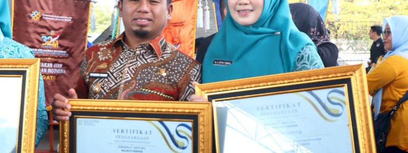 Kota Parepare Raih Penghargaan dalam Peringatan Harganas ke-32 di Makassar