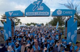 HUT Ke-57 PT Vale di Pomalaa Meriah, Ribuan Warga Ikut Funwalk Pagi CARES
