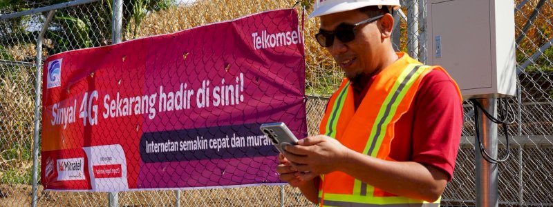 Sambut Kemerdekaan RI ke-80, Telkomsel dan Pemerintah Bersinergi Hadirkan Sinyal di Desa Harapan, Kabupaten Barru