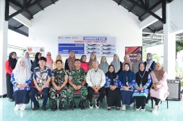 Pemberdayaan Ekonomi Keluarga TNI Melalui Demonstrasi Bandeng Cabut Duri di Balla Riang Hubdam XIV/Hasanuddin